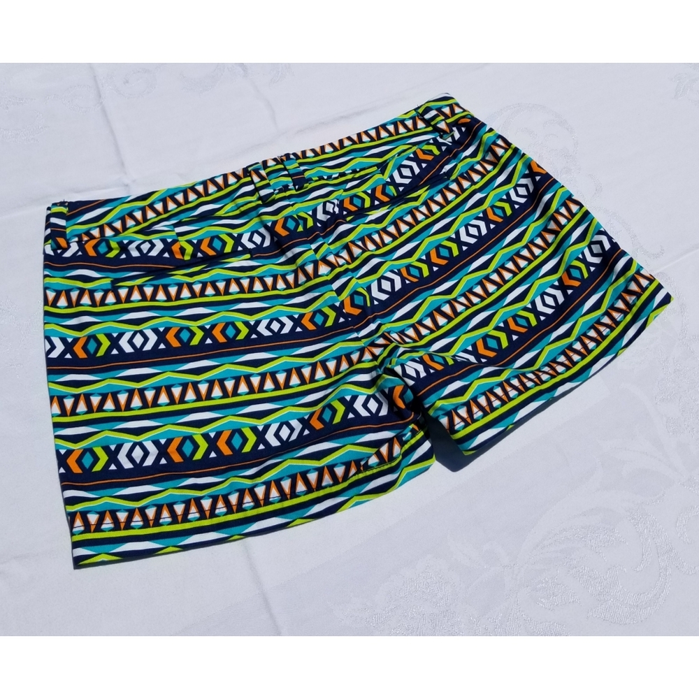 Multicolor Patterned Shorts - Picture 3 of 5